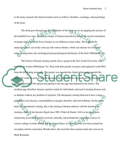 Never Let Me Go by Kazuo Ishiguro