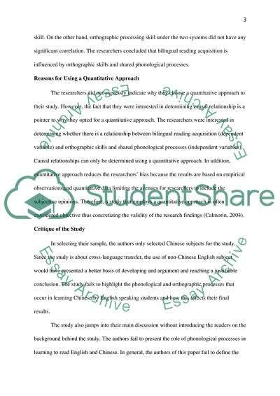 Chinese-English Biliteracy Acquisition