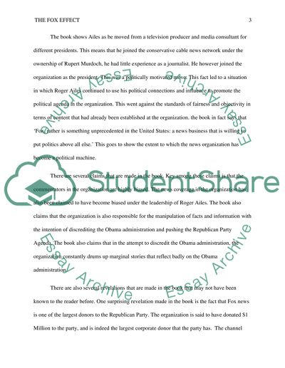 The Fox Effect by David Brock