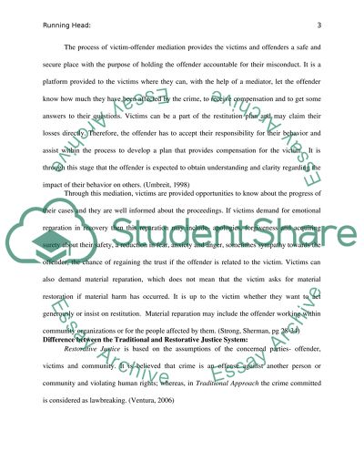 Restorative Justice Theory