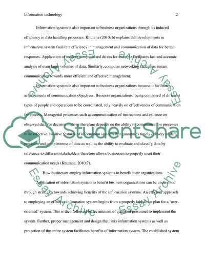 Information Technology For Retailing