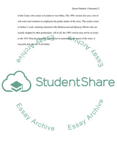 Dracula 1931 vs 1992