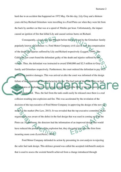 Ford pinto case study essay examples 08 image