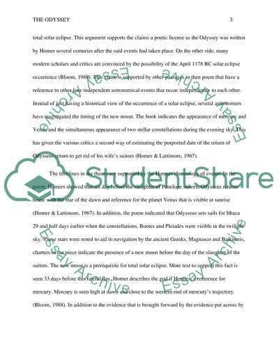 The end of the Odyssey