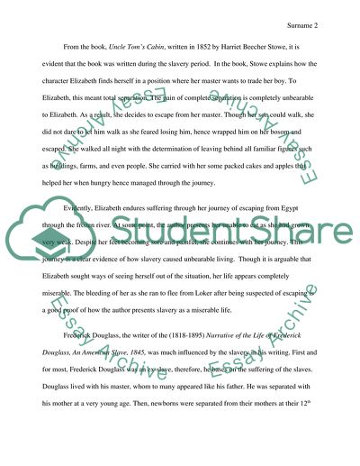 Comparison of Frederick Douglass and Harriet Beecher Stowe