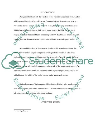 Webcomics at Global Level