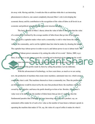 Karl Marx and Capitalism