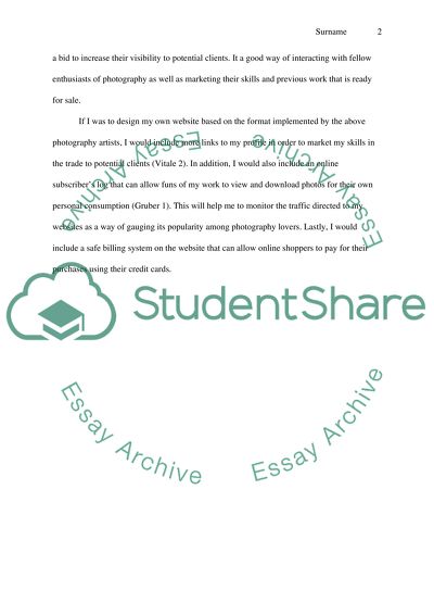 Visual Journalist Websites