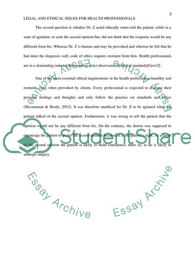 How Virtue Ethics Informs Medical Professionalism