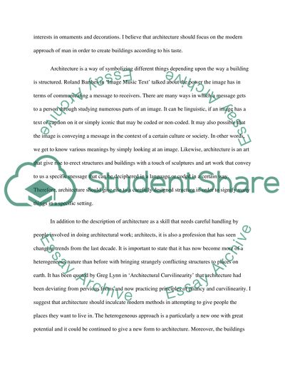 Final Manifesto of Architecture