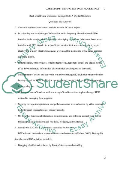 Beijing 2008: A Digital Olympics (case study)