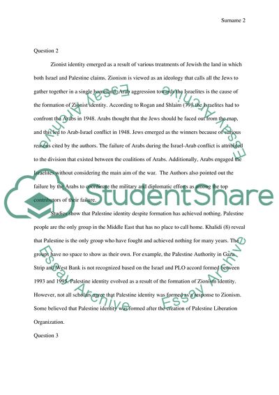 Dynamics of the Arab-Israeli Conflict