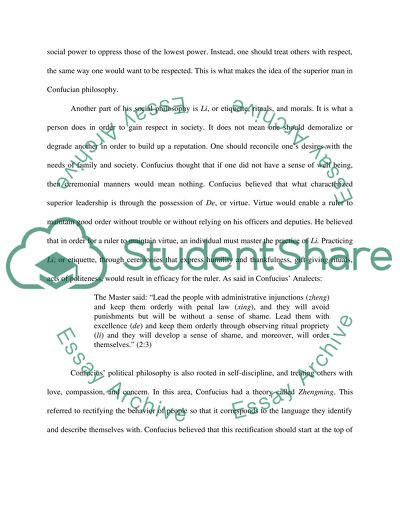 Philosophy and Politics: East Meets West