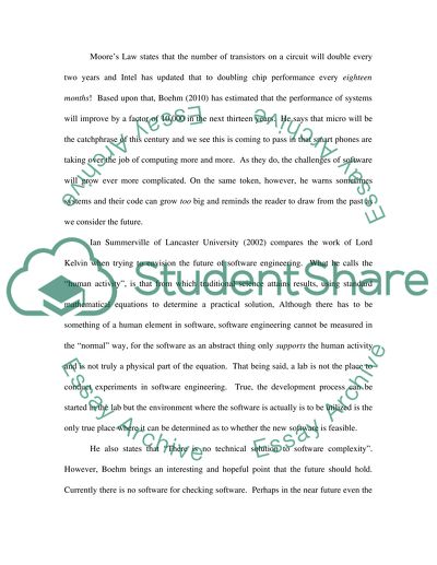 Future Of Software Engineering In The 21st Century. White Paper