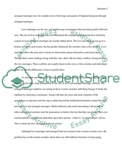 Love Marriage vs Arranged