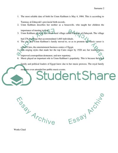 Umm Kulthum: The Voice of Egypt