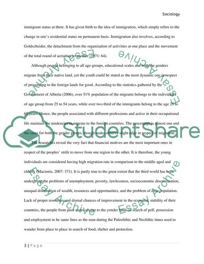 Immigration, Race and Ethnic Relations