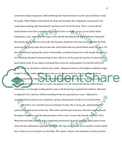 The Journeys of the Ages - Gilgamesh, Beowulf, Gawain, and Dante