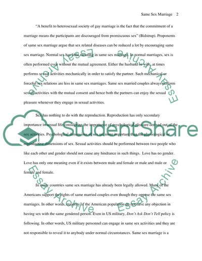 Should same-sex marriage be legalized