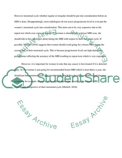 Hormonal Influences on Breast Tissue during the Normal Menstrual Cycle