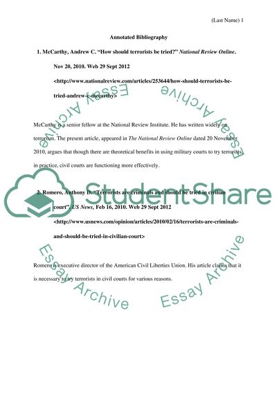 Should terrorists be tried in military or civil court