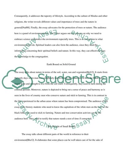 Tapestry of Browns and Greens, Earth-Bound on Solid Ground