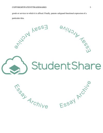 Copyright/Patent/Trademark