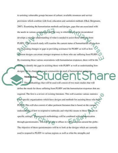 PLHIV in Humanitarian Context