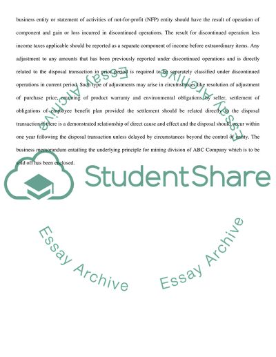Accounting Issue Using Accounting Standards Codification