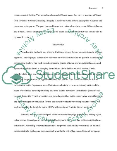 Barbauld british novelists image