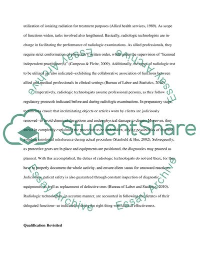 Evidence-Based Radiologic Technology