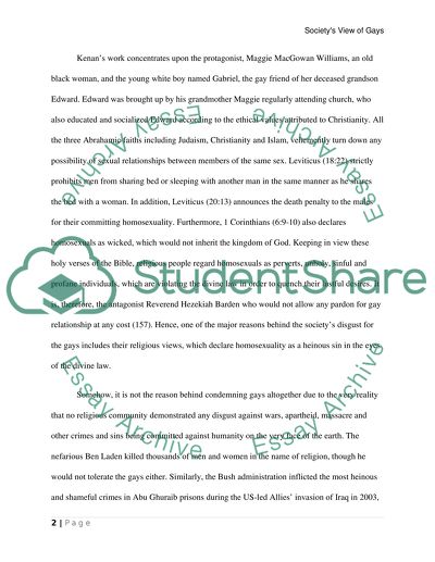 View of Gays from a Homosexual Perspective in Society