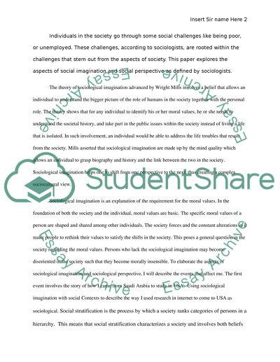 Theory of the Sociological Imagination