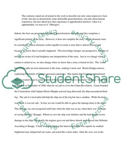 Historical Context in Stephen Cranes The Open Boat