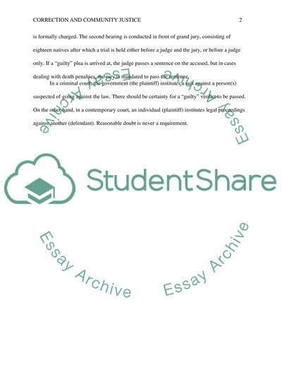 Correction and Community Justice