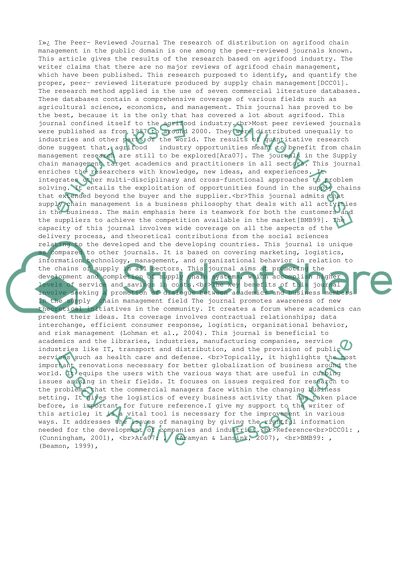 The Peer- Reviewed Journal