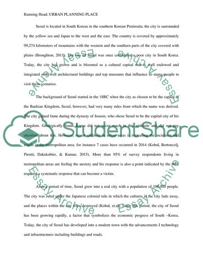 Policies in Seoul Against Disasters