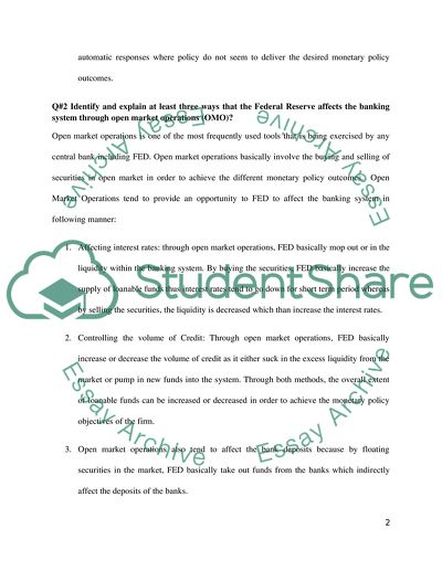 Monetary Policy in the US