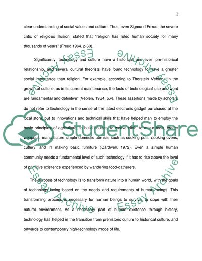 Technology should be influenced by religious and social values