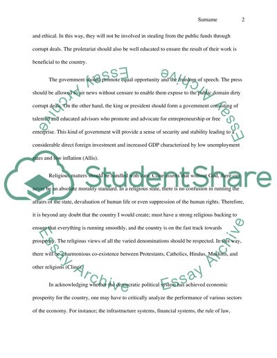 If Zeus asked you to create a state (country), how would go about doing