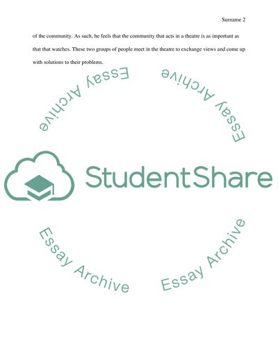 The Necessary Theatre Critique