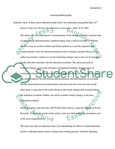 The Weakening Family Bond