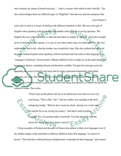 Rhetorical Analysis of a Language