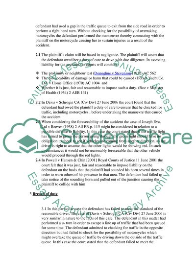 Law in Practice: Memorandum