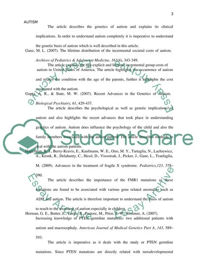 Current Treatments for Children with Autism