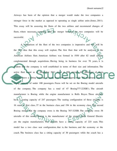 Fleet Planning - American Airlines