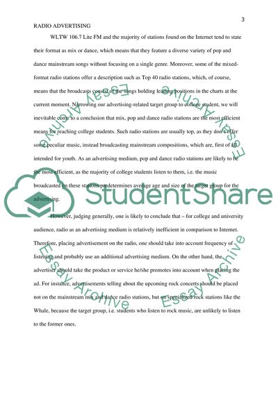 Radio Advertising Issues