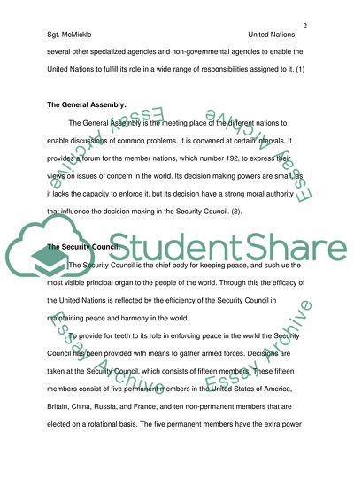 Founding of the United Nations