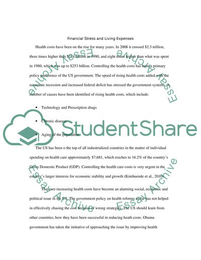 The Pricing of Health Costs and Its Effect on the Poor in the United States
