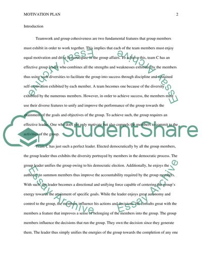 Teamwork and Group Cohesiveness